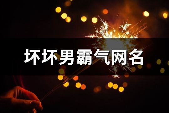 坏坏男霸气网名(精选390个)