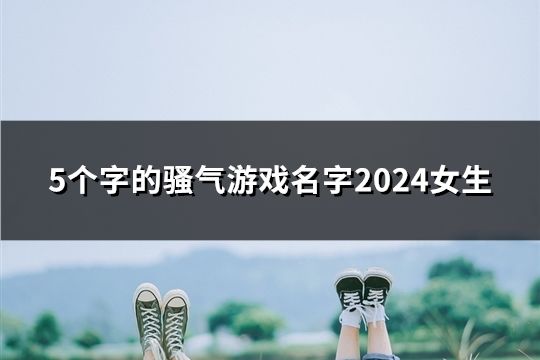 5个字的骚气游戏名字2024女生(60个)