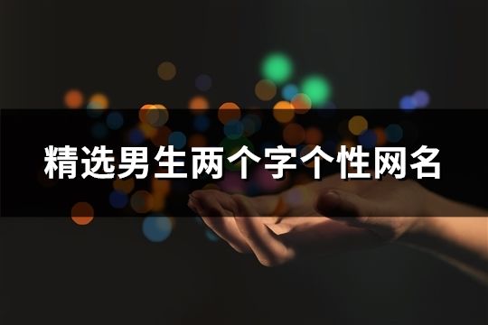 精选男生两个字个性网名(995个)