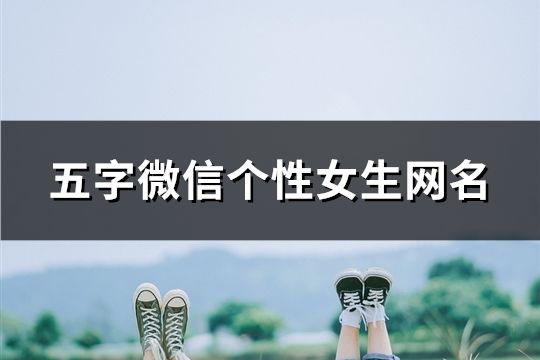 五字微信个性女生网名(精选532个)