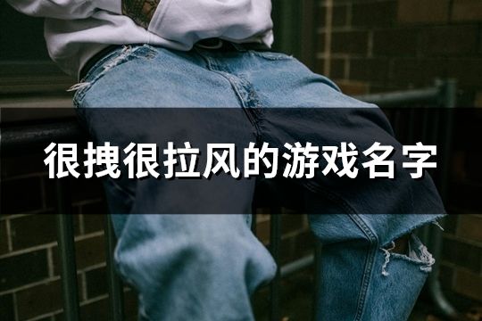 很拽很拉风的游戏名字(共129个)